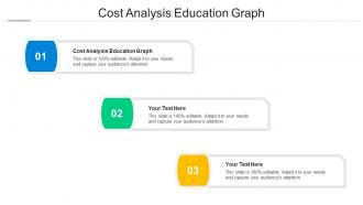Cost Analysis Education Graph Ppt Powerpoint Presentation Infographic Template Good Cpb