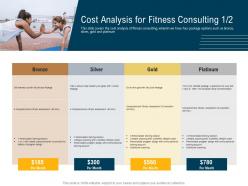 Cost analysis for fitness consulting m3102 ppt powerpoint presentation slides display