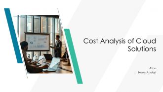 Cost Analysis Of Cloud Solutions PPT Guidelines AT
