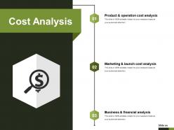 Cost Analysis Powerpoint Slide Deck Samples