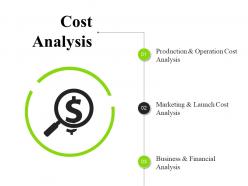 Cost analysis powerpoint slide images