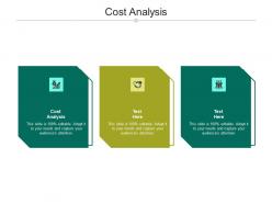 Cost analysis ppt powerpoint presentation pictures format cpb