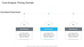 Cost Analysis Pricing Domain In Powerpoint And Google Slides Cpb