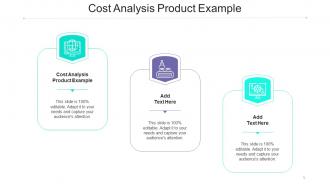 Cost Analysis Product Example Ppt Powerpoint Presentation File Example Cpb