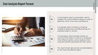 Cost Analysis Report Example Powerpoint Presentation And Google Slides ICP Visual Impactful