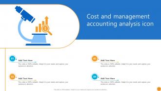 Cost And Management Accounting Powerpoint PPT Template Bundles Slides Professionally