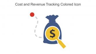 Cost And Revenue Tracking Colored Icon In Powerpoint Pptx Png And Editable Eps Format