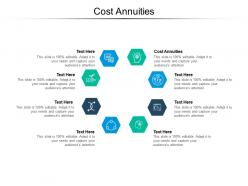Cost annuities ppt powerpoint presentation model objects cpb