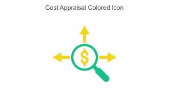 Cost Appraisal Colored Icon In Powerpoint Pptx Png And Editable Eps Format