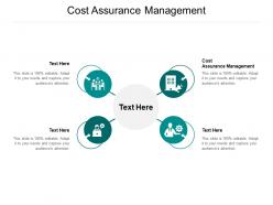 Cost assurance management ppt powerpoint presentation visual aids diagrams cpb