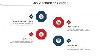 Cost Attendance College Ppt Powerpoint Presentation Styles Graphics Cpb
