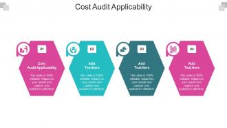 Cost Audit Applicability Ppt Powerpoint Presentation Show Background Designs Cpb