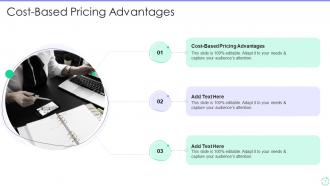Cost Based Pricing Advantages In Powerpoint And Google Slides Cpb