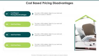 Cost Based Pricing Disadvantages In Powerpoint And Google Slides Cpb
