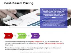 Cost based pricing ppt powerpoint presentation professional infographics