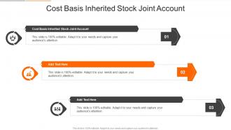 Cost Basis Inherited Stock Joint Account In Powerpoint And Google Slides Cpb
