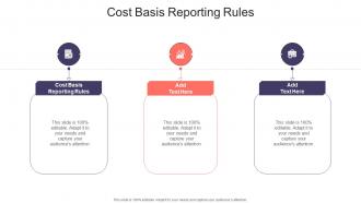 Cost Basis Reporting Rules In Powerpoint And Google Slides Cpb