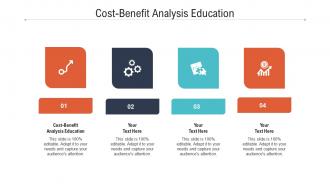 Cost benefit analysis education ppt powerpoint presentation outline backgrounds cpb