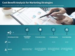 Cost benefit analysis for marketing strategies ppt powerpoint presentation infographics professional