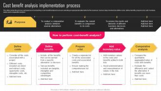 Cost Benefit Analysis Implementation Process Key Strategies For Improving Cost Efficiency