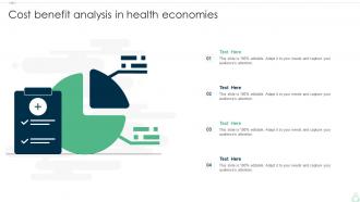 Cost Benefit Analysis In Health Economies