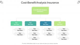 Cost benefit analysis insurance ppt powerpoint presentation pictures graphics download cpb