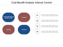 Cost benefit analysis internal control ppt powerpoint presentation ideas background image cpb