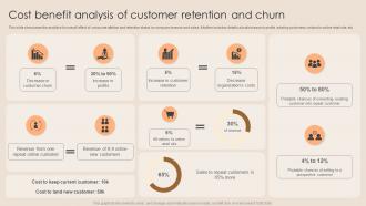 Cost Benefit Analysis Of Customer Retention And Churn