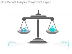 Cost benefit analysis powerpoint layout