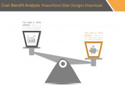 Cost benefit analysis powerpoint slide designs download