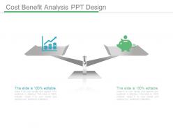 Cost benefit analysis ppt design