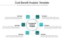 Cost benefit analysis template ppt powerpoint presentation portfolio background image cpb