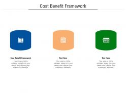 Cost benefit framework ppt powerpoint presentation portfolio design templates cpb