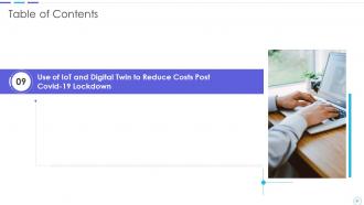 Cost benefits of iot and digital twins implementation post covid powerpoint presentation slides