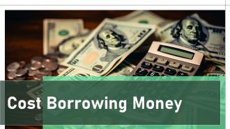Cost Borrowing Money powerpoint presentation and google slides ICP