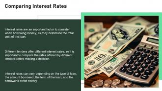 Cost Borrowing Money powerpoint presentation and google slides ICP Impressive Informative
