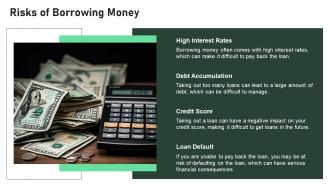 Cost Borrowing Money powerpoint presentation and google slides ICP Visual Informative