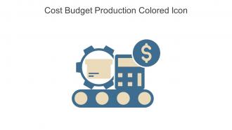 Cost Budget Production Colored Icon In Powerpoint Pptx Png And Editable Eps Format