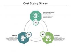Cost buying shares ppt powerpoint presentation styles microsoft cpb