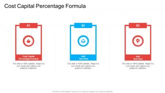 Cost Capital Percentage Formula In Powerpoint And Google Slides Cpb