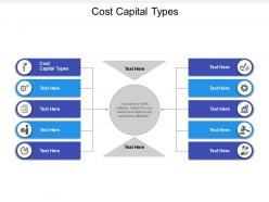 Cost capital types ppt powerpoint presentation inspiration designs cpb
