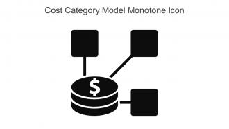 Cost Category Model Monotone Icon In Powerpoint Pptx Png And Editable Eps Format