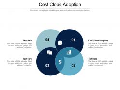 Cost cloud adoption ppt powerpoint presentation icon deck cpb