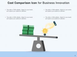 Cost Comparison Icon Business Innovation Entrepreneur Product Healthcare Insurance