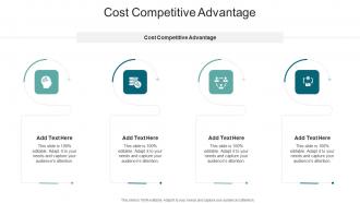 Cost Competitive Advantage In Powerpoint And Google Slides Cpb