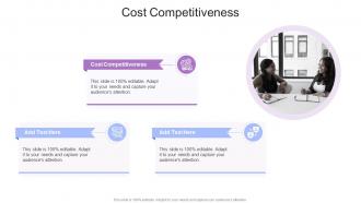 Cost Competitiveness In Powerpoint And Google Slides Cpb