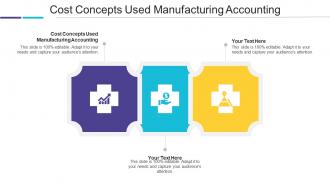 Cost Concepts Used Manufacturing Accounting Ppt Powerpoint Presentation Styles Smartart Cpb