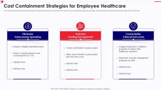 Cost Containment Strategies For Employee Healthcare