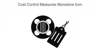 Cost Control Measures Monotone Icon In Powerpoint Pptx Png And Editable Eps Format