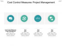 Cost control measures project management ppt powerpoint outline smartart cpb